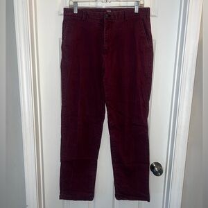 Izod Men's Deep Red Chinos